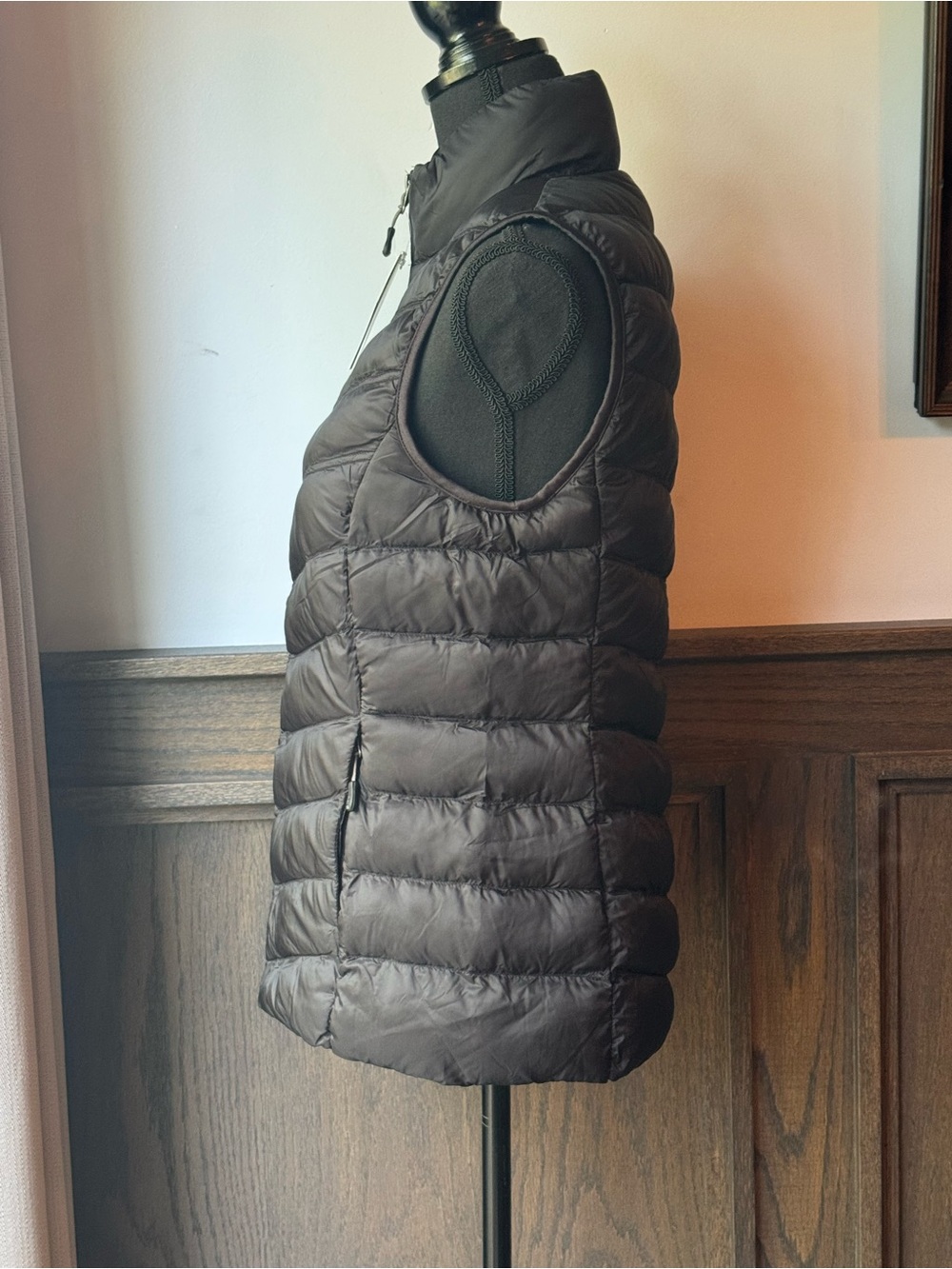 32 Degrees Black Quilted Packable Puffer Vest - Picture 2 of 6